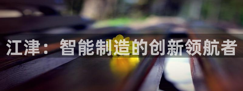 天辰娱乐注册：江津：智能制造的创新领航者