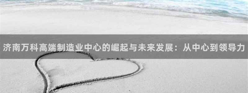 天辰娱乐待遇：济南万科高端制造业中心的崛起与未来发展：从中心到领导力